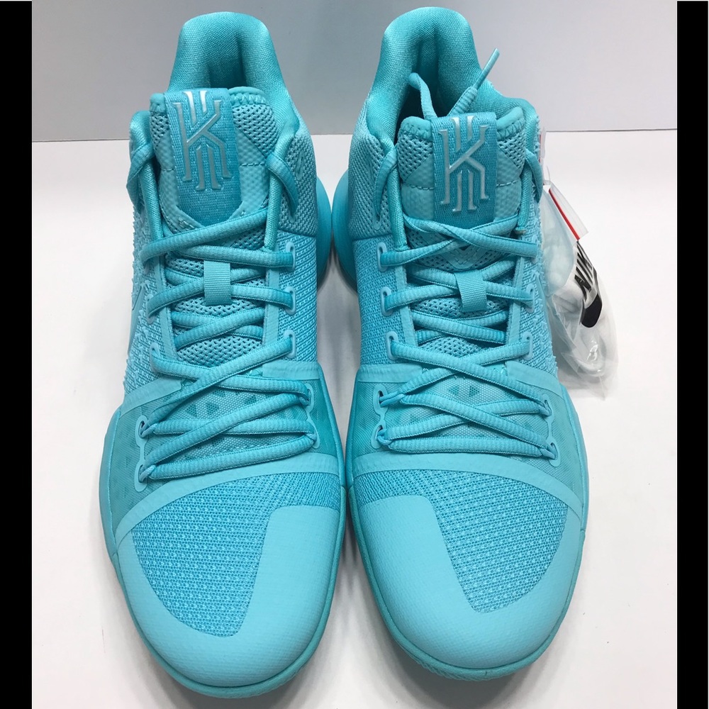 NEW Nike Kyrie Irving3 Aqua Means Basketball Shoes - Picture 2 of 8